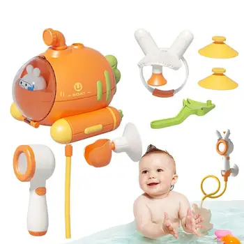 האמבטיה של הילדים צעצועים חשמליים גזר מקלחת עננים ספריי מקלחת ילדים השירותים שחייה צעצועים צעצועי אמבטיה ילדים צוללת צעצוע