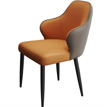 עיצוב נורדי בכורסה בחדר האוכל המודרני סלון פינת אוכל כיסא מטבח בודדים כורסה Silla Cocina FurnitureLTY40XP