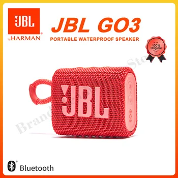 מקורי JBL GO3 אלחוטית Bluetooth רמקולים ללכת 3 מיני נייד עמיד למים חיצוני טהור צליל בס חיצוני רמקול סאב וופר