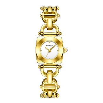 זהב רסיס שעון נשים קוורץ שעון יוקרה צמיד צמיד גבירותיי שעונים שעון ילדה נקבה אופנה שמלת הזהב החדש רלו