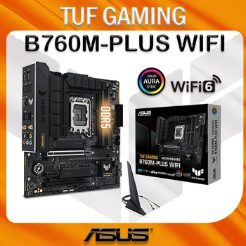 B760M בנוסף WIFI לוח האם DDR5 6000(OC) PCIe5.0 ASUS TUF המשחקים Mainboard ערכת השבבים B760 שקע LGA1700 תמיכה Dual Channel