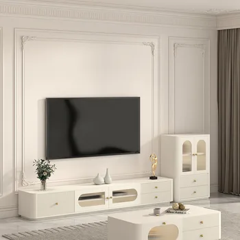 עיצוב הסלון בטלוויזיה עומד לפקח על הממשלה קומה המגירות הטלוויזיה עומד טלוויזיה מודרנית Mueble סלון בלנקו ריהוט גן