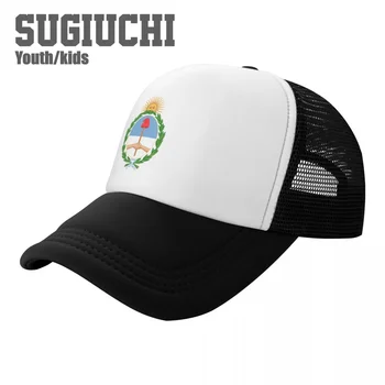 ילדים רשת כובע כובע ארגנטינה סמל כובעי בייסבול לנוער בנים בנות תלמיד ילדים כובעים חיצוני ספורט יוניסקס