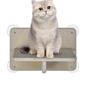 חתול חלון ערסל חתלתול החלון למיטה בטיחות חתול מדפים חיסכון בחלל החלון רכוב מחמד נח מושב מיטה מקורה חתולים
