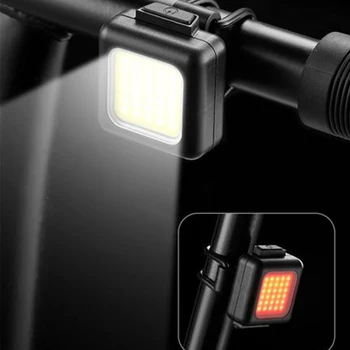 1/2pcs מיני אופני הרים אור נטענת USB נייד פנס Multi-פונקציה אופניים פנס/ פנס אחורי חיצוני לרכב