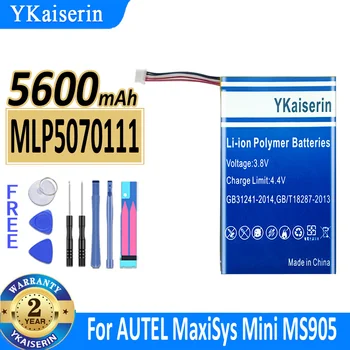 5600mAh YKaiserin סוללה MLP5070111 (5 קו) עבור AUTEL MaxiSys מיני MS905 MS906 MK808 MK808BT MK808TS דיגיטלי סוללות