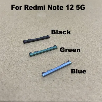 מקורי Xiaomi Redmi הערה 12 5G כוח עוצמת הקול בצד כפתור כפתורים לעבור על מפתחות החלפת חלקי תיקון