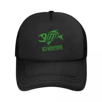 קלאסי ירוק Gloomis לדוג כובע בייסבול עבור גברים, נשים, מתכוונן כובע נהג המשאית ספורט