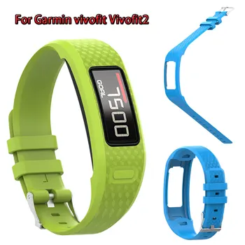 רצועת שעון רצועה עבור Garmin vivofit Vivofit2 בריא סיליקון החלפת צמיד Smartwatch להקת פרק כף יד אביזרים