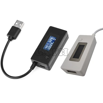 מיקרו-USB הנוכחי בודק מתח נייד ספק כוח מטען קיבולת גלאי mAH נתוני ניטור וציוד אלקטרוני