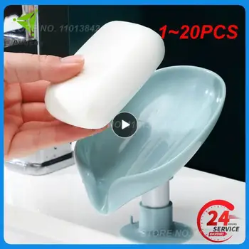 1~20PCS Xiomi סבון סבון כלים מדף ניקוז ביתיים אנכי כוס יניקה תלייה על קיר סבון אסלה בשירותים מחזיק חינם