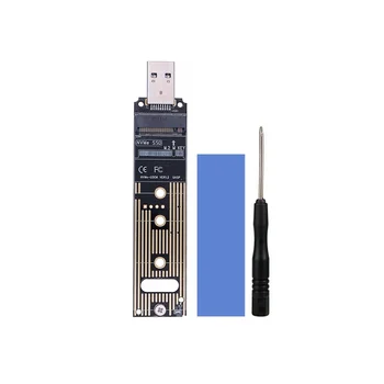 M. 2 Solid-State Drive NVME פרוטוקול USB3.1 מתאם כרטיס SSD כונן הזיכרון המוצק מסוג-C ב-קו כרטיס הרחבה