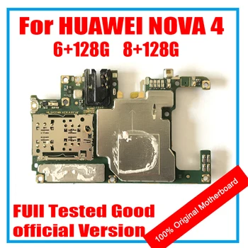 סמארטפון HUAWEI נובה 4 Mainboard,מקורי לוגיים עבור HUAWEI נובה 4 RAM 6GB-8GB ROM 128GB לוח אם עם צ ' יפס