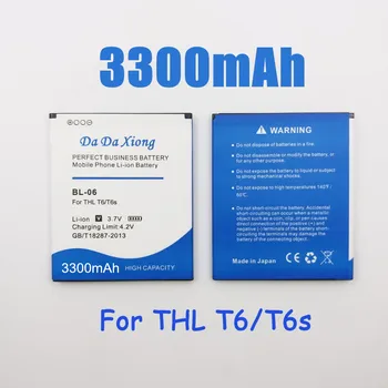 3300mAh BL 06 BL-06 סוללה עבור THL T6 S Pro T6C