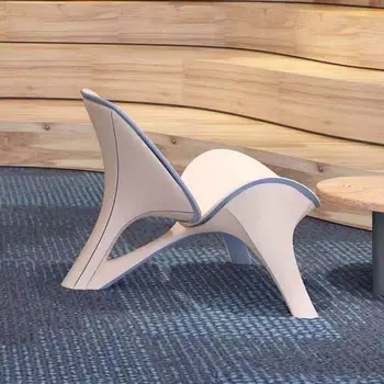 פיברגלס לבן כוס יין העקב עיצוב מיוחד בצורת פנאי כסא חד כסא וילה בית פרטי הכיסא