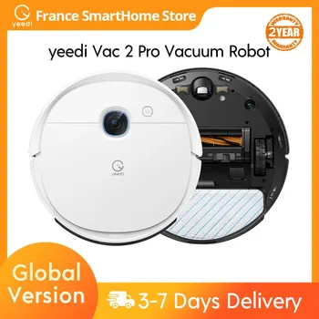 Yeedi Vac 2 Pro ואקום רובוט שואב אוטומטי רטובה ויבשה לנקות לטאטא אבק מובנה מגב WiFi בקרת יישום מנקה