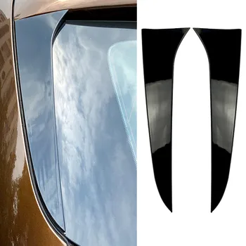 המכונית החלון האחורי בצד ספוילר Canard ספליטר לקצץ כיסוי מדבקה מתאימה. מ. וו X1 E84 2009-2015