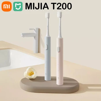 מקורי Xiaomi Mijia סוניק מברשת שיניים חשמלית T200 Type-C טעינה IPX7 עמיד למים אנטי-בקטריאלי זיפים Xiaomi מברשת שיניים