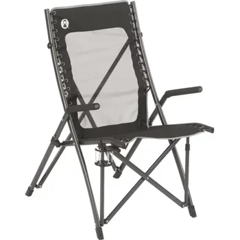 קולמן Comfortsmart™ השעיה למבוגרים כיסא קמפינג שחור ריהוט חוצות נייד כיסא דייג כיסא חוף הכיסא