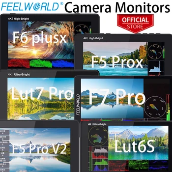 Feelword צגים F6 plusx F5 Prox Lut7Pro F7Pro Lut6S F5ProV2 5.5/6/7 סנטימטר גובה בהיר HDMI 4k מצלמה צג