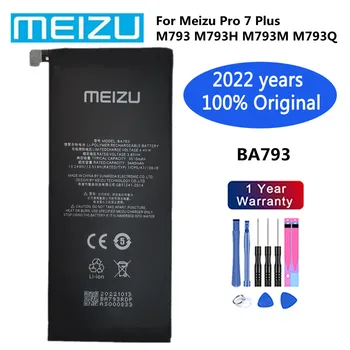 חדש 100% סוללה מקורית BA793 3510mAh עבור Meizu Pro 7 בתוספת M793 M793H M793M M793Q טלפון סלולרי חכם Rechargable סוללה