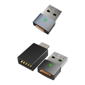 מיני אוטומטית העכבר Jiggler המובילים לגילוי USB אוטומטי העבר את הסמן שייקר עם ON/OFF נורית החיווי עבור שולחן העבודה של מחשב נייד