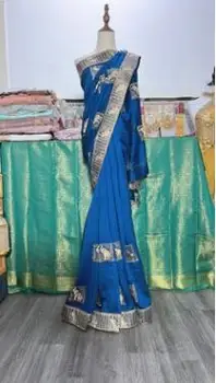 הודו מיובא תעשייה כבדה מסמר חרוז סארי בגדים נפאל 6 מטר גדול סארי