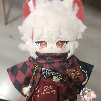משחק Genshin השפעה Kaedehara Kazuha סדרת אנימה 20CM חמוד קטיפה ממולאים צמר גפן בובות להתלבש בגדים Plushie, מתנת יום הולדת