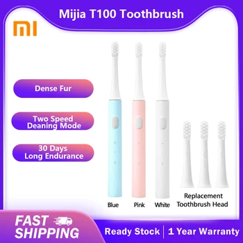 Mijia T100 סוניק מברשת שיניים חשמלית - לשדרג את הפה שגרת טיפוח עם זה עמיד למים, נטענת Xiaomi חנות רשמית