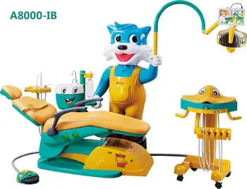 עיצוב חדש לילדים צבעוני שיניים כסא יחידת הילדים שיניים הכיסא מרפאת שיניים