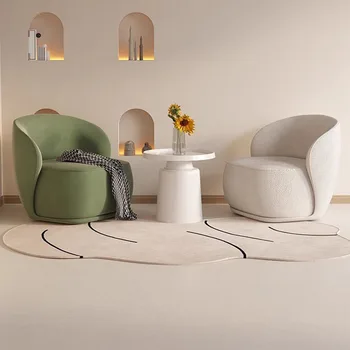 סלון יוקרתי כיסאות מודרניים עיצוב ארגונומי נורדי האוכל טרקלין כיסא איפור עצלן מעצב Poltronas פארא סאלה רהיטים