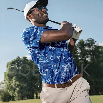 2023 חולצת הגולף חולצת הטריקו של הגברים ספורט קיץ, שרוול קצר חולצה ייבוש מהיר לנשימה חולצת פולו ח 