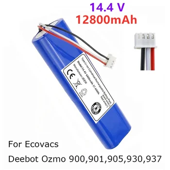 14.4 V 12800mAh אבק רובוטי סוללה עבור Ecovacs Deebot Ozmo על 900, 901, 905, 930, 937