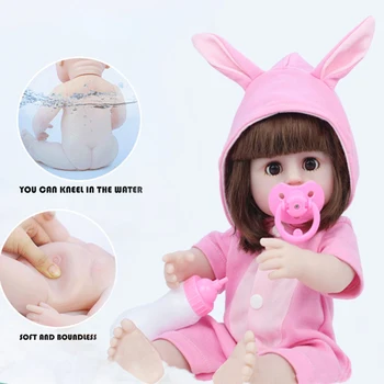 ילדים לילדים צעצוע חינוכי מחדש בובה של תינוק חמוד אמיתי בובות סימולציה
