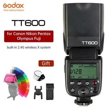 Godox TT600 2.4 G Wireless GN60 אדון/שפחה המצלמה Speedlite Flash פלאש חיצוני עבור Canon Nikon Pentax אולימפוס Fujifilm