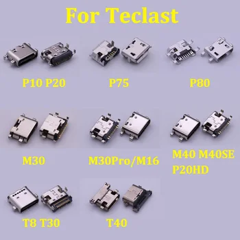 2PCS/Lot על Teclast P75 P80 M40 P20HD T30 T8 T80 T40 P10 M30 Pro M16 USB טעינת Dock מטען שקע יציאת ג ' ק Connector