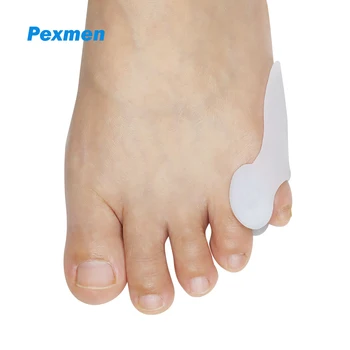Pexmen 2Pcs/תיק של החייט תחבושות הזרת תפיחת תיקון קטן אצבע מפריד מגן על יבלות יבלות, יבלות