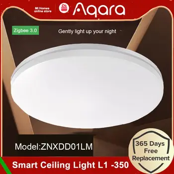 Aqara חכם התקרה אור L1 -350 Zigbee 3.0 טמפרטורת צבע בחדר השינה מנורת Led אור לעבוד עם האפליקציה Xiaomi Mijia אפל Homekit