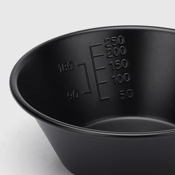 כוס מדידה באיכות גבוהה קל משקל חדש קומפקטי קמפינג סיירה כוס הקערה קערת בישול כלי בישול חיצונית