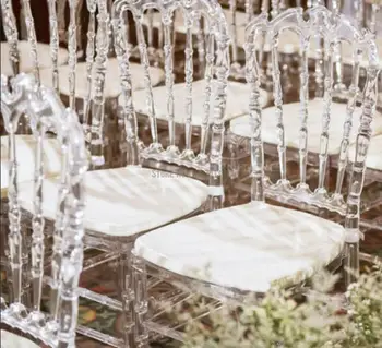 נורדי אקריליק שקוף הסלון בחזרה האוכל הכיסא המודרני דירה קטנה כסאות פלסטיק פשוטים במלתחה הלבשה הכיסא