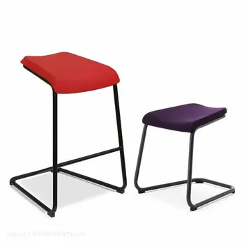 עיצוב מינימליסטי הסלון גבוהה בר כיסא מספרה קפה מתכת רכה המשחקים כיסא קמפינג בר Sandalyesi ריהוט הבית XY50BC