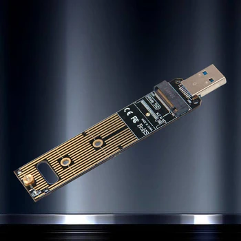 M. 2 NVME SSD ל-USB 3.1 מתאם PCI-E ל-USB 3.0 ממיר כרטיס 10Gbps M2 SSD מארז מתאם USB3.1 Gen 2 JMS583 צ ' יפ