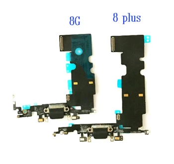 50PCS באיכות גבוהה מטען יציאת הטעינה מסוג USB מחבר מזח להגמיש כבלים עבור iPhone 8 8G 8 פלוס 8P 5.5