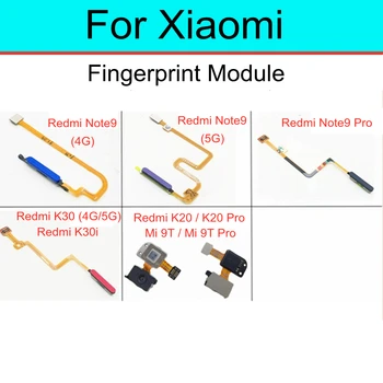 Touch ID, סורק טביעות אצבע, חיישן להגמיש כבלים עבור Xiaomi Mi 9T Pro RedmI K30 K30i הערה 9 Pro 4G 5G טביעת אצבע מודול