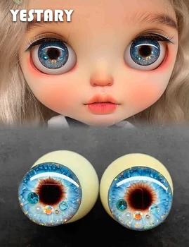 YESTARY BJD בובות אביזרים עיניים עבור Diy עבודת יד צבע אופנה מגנט טפטוף דבק עיניים צ ' יפ הבובה בליית חתיכת העין בחורה מתנה