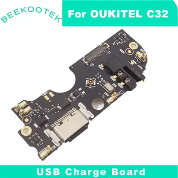 מקורי חדש OUKITEL C32 USB לוח מזח נמל הטעינה לוח אוזניות עם מיקרופון עבור OUKITEL C32 טלפון חכם