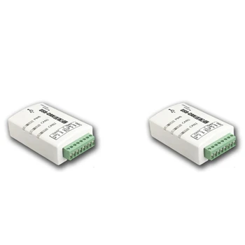 2X יכול אוטובוס מנתח Canopenj1939 USBCAN-USB 2A יכול מתאם כפול נתיב תואם ZLG