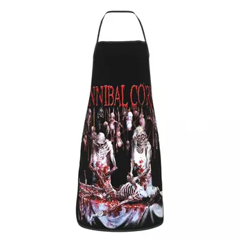 Cannibal Corpse הרשמי הסחורה שחט בלידה סינר עבור נשים גברים מטבח שף בישול Tablier משק הבית סינר האפייה