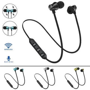 Neckband מגנטי XT11Stereo Bluetooth אוזניות HD עם מיקרופון אלחוטי ספורט אוזניות אוזניות עבור IOS אנדרואיד הטלפון החכם