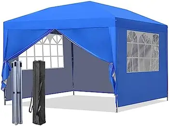 10 x 10 מטר חיצונית Pop-Up אוהל החופה הביתן הכבדות לחגוג אירוע חתונה אוהל (עם הצד הלבן)
